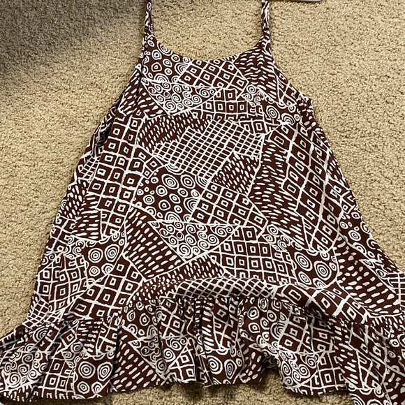 Brown&white urban outfitters dress🤍 - Picture 1 of 3